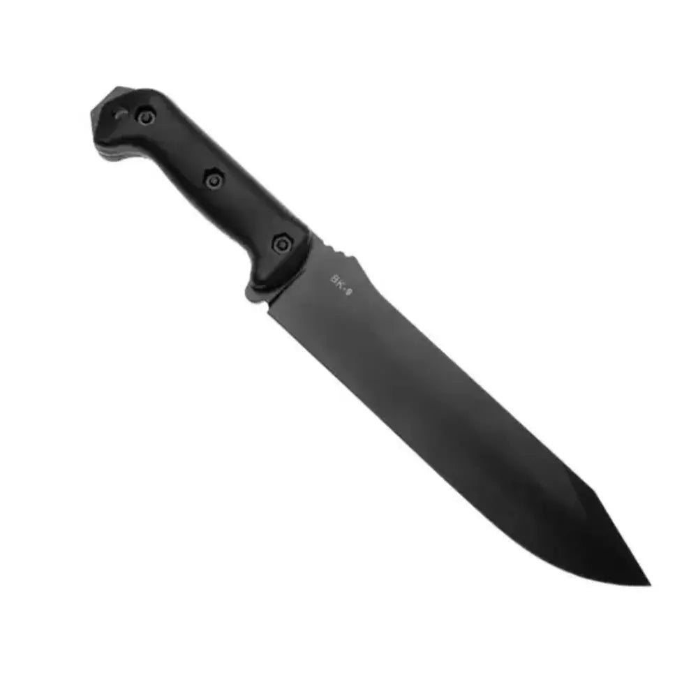 KA-BAR Becker BK9 Combat Bowie – סכין קבועה בצבע שחור