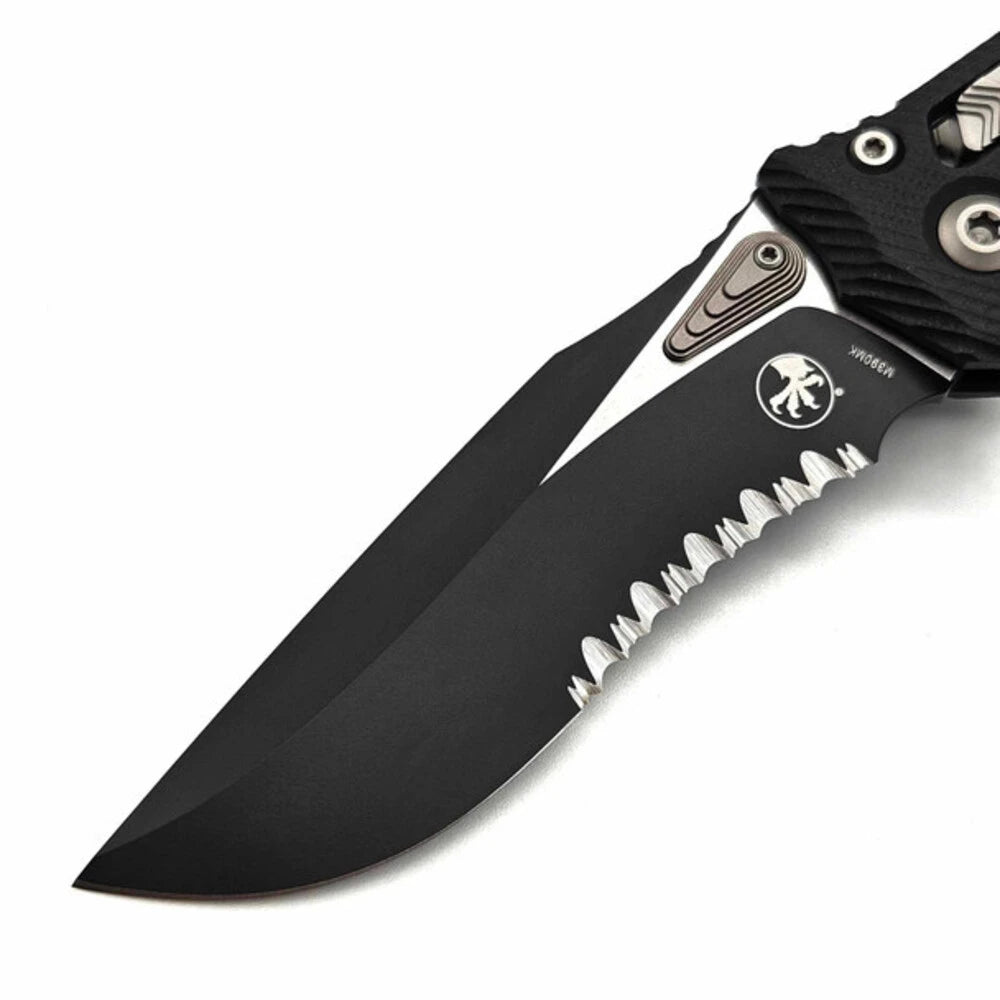 Microtech Amphibian 137RL-2FLGTBK – סכין מתקפלת בצבע שחור
