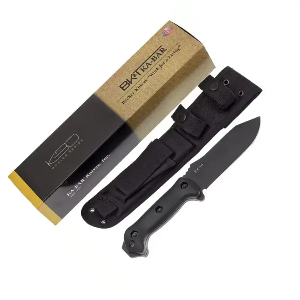 KA-BAR Becker BK10 Crewman – סכין קבועה בצבע שחור