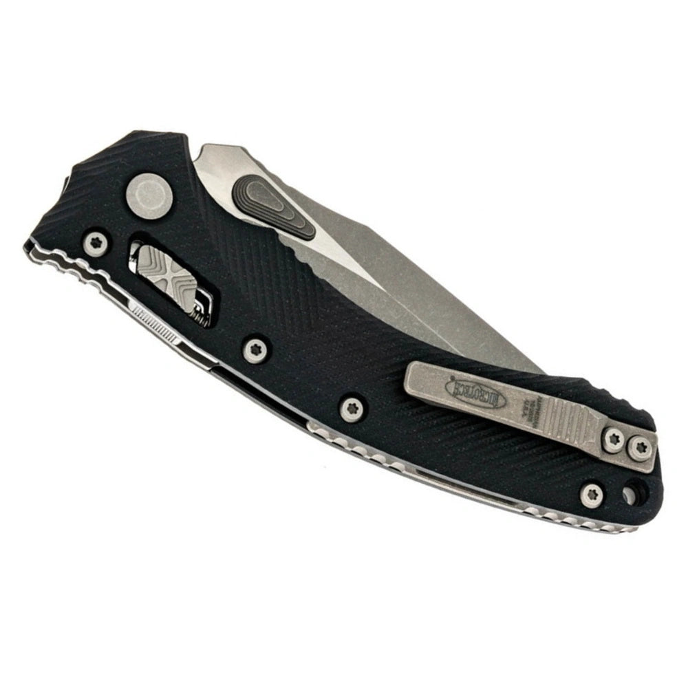 Microtech Amphibian® RAM-LOK™ Apocalyptic® FLU G-10 BLACK (137RL-10APFLGTBK)  סכין מתקפלת בצבע שחור
