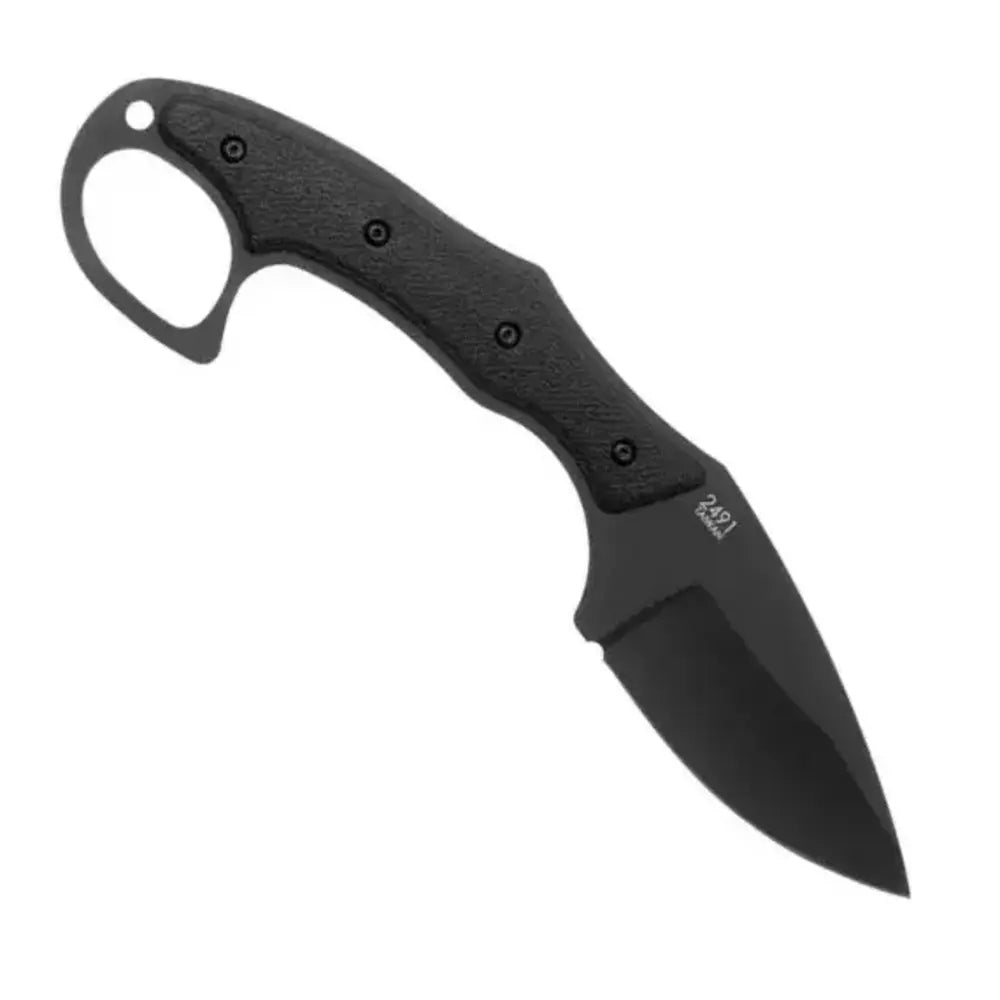 KA-BAR 2491 TDI Pocket Strike – סכין טקטית קבועה בצבע שחור