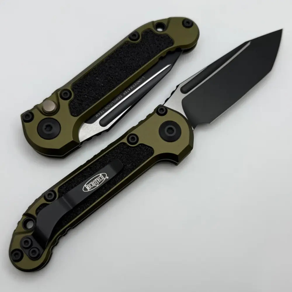 Microtech LUDT GEN III T/E BLACK STANDARD OD GREEN 1136-1od