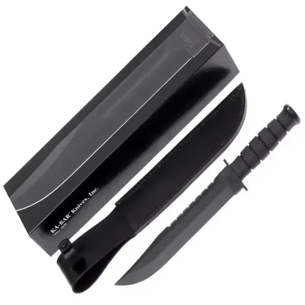 KA-BAR 2211 Big Brother Kraton G – סכין קומנדו קבועה בצבע שחור