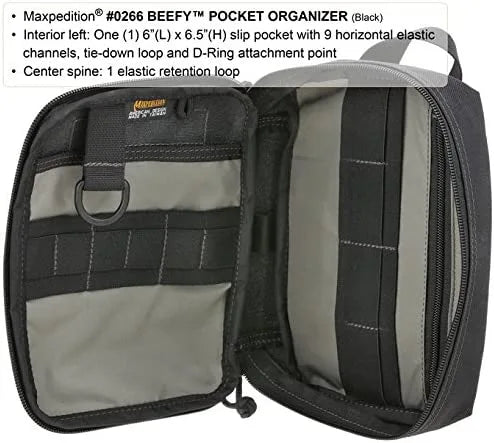 Maxpedition Beefy Pocket Organezer Black