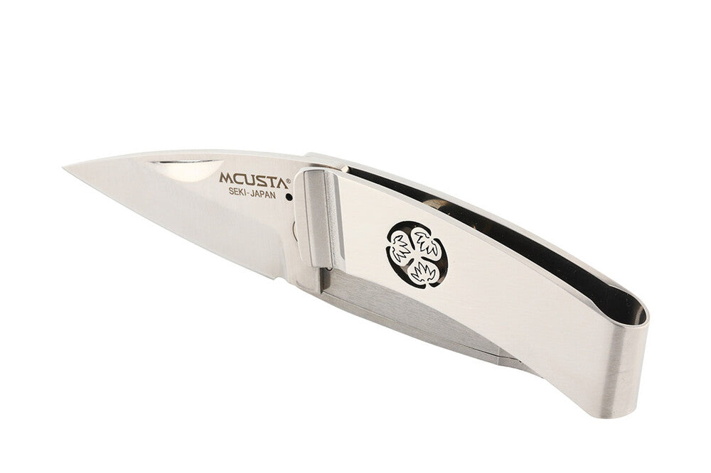 Mcusta MC-81 Kamon Aoi Money Clip AUS-8 Stainless 7.3cm Folding Knife