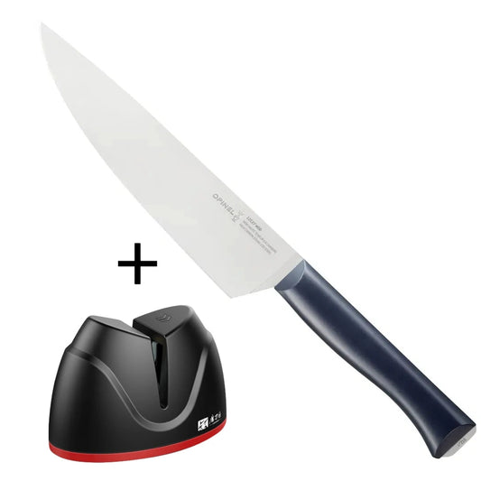 Opinel N.218 Intempora Multi-Purpose Chef's Knife + Free Sharpener