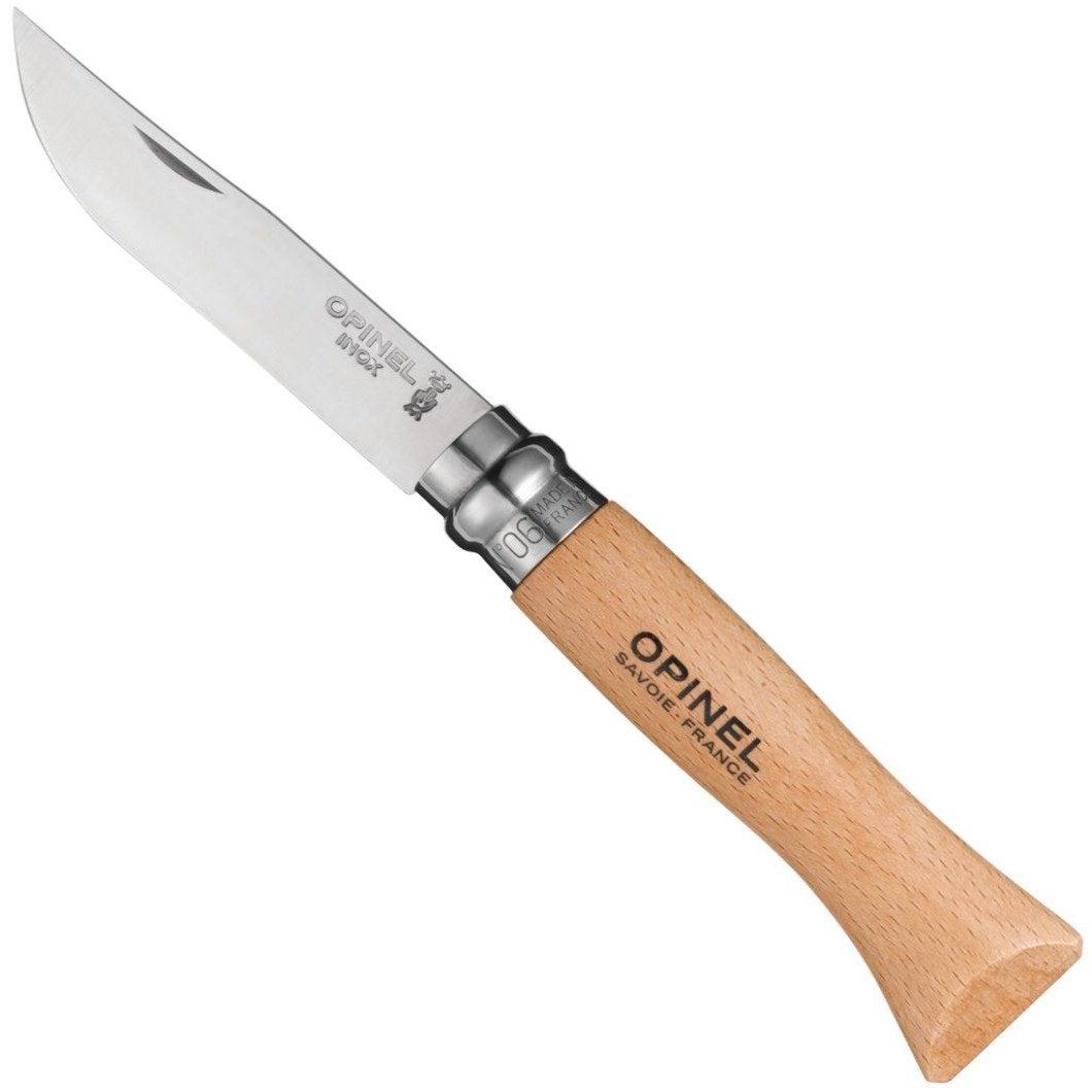 Opinel Stainless Steel Folding Knife N°06 אופינל סכין מתקפל