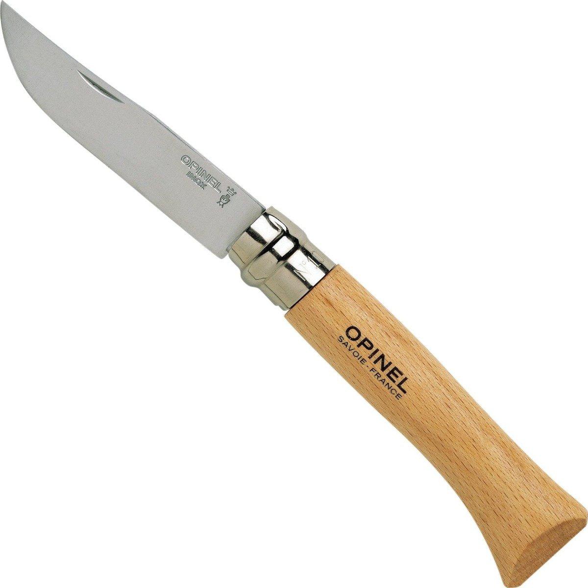 Opinel Stainless Steel Folding Knife N°10 אופינל סכין מתקפל