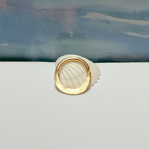 Текстурированное золотое кольцо для перегородки 14 г, 14 г 16 г 18 г 20 г, серебряное текстурированное кольцо Daith, гладкое кованое, 16 г кольцо для перегородки ручной работы, племенные украшения для перегородки, подарок