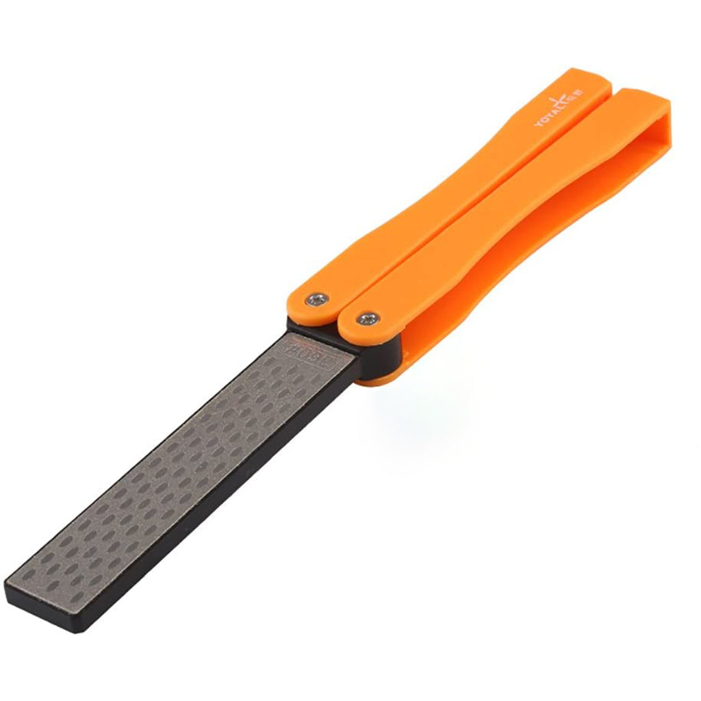 Outdoor Knife Sharpener משחיז יהלום דו-צדדי פרפר 360/600