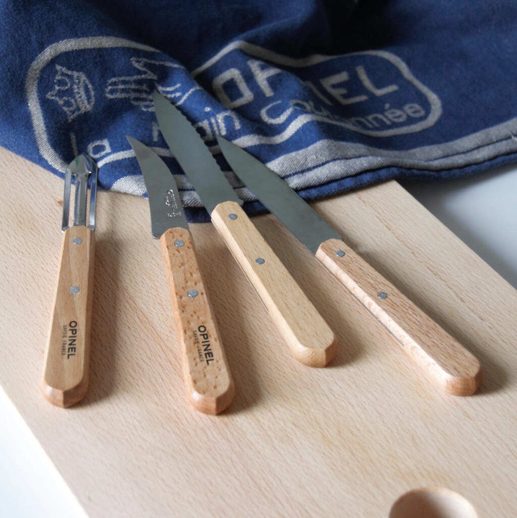Набор кухонных ножей Essential Loft с окрашенной ручкой из березовой древесины