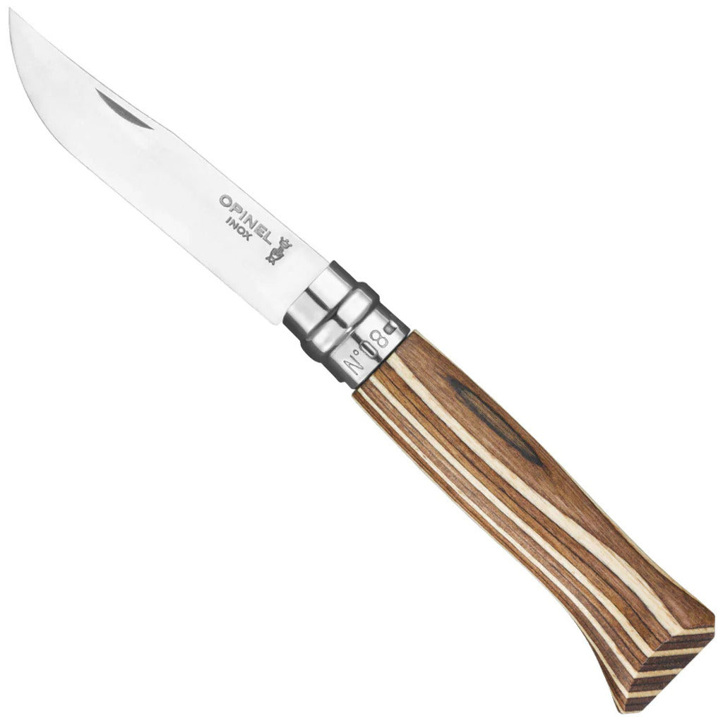Opinel N°08 Laminated Birch Folding Knife