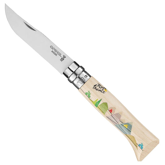 Opinel No.08 Tour de France Folding Knife - Les Lacets