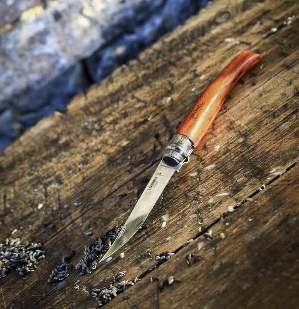 N°15 Тонкий складной нож из нержавеющей стали Padouk